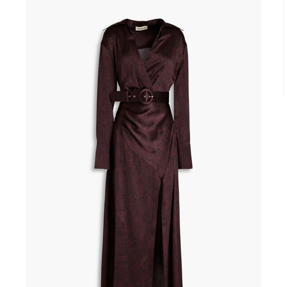 NICHOLAS belted dress